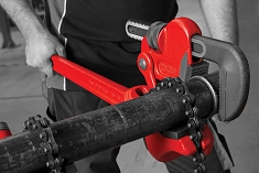 Применение ключа трубного сложнорычажного Ridgid S-4A Применение ключа трубного сложнорычажного Ridgid S-4A