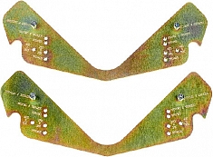 Редукционные пластины ремешкового позиционера для сварки труб Caldertech K Pattern Strap Clamp 250